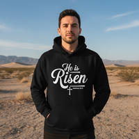Load image into Gallery viewer, He is risen Unisex Pullover Hoodie

