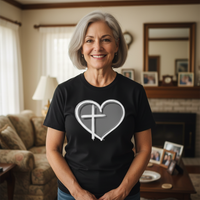 Load image into Gallery viewer, Heart Premium Unisex Crewneck T-shirt | Bella + Canvas 3001
