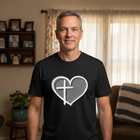 Load image into Gallery viewer, Heart Premium Unisex Crewneck T-shirt | Bella + Canvas 3001
