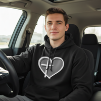 Load image into Gallery viewer, Heart Unisex Pullover Hoodie
