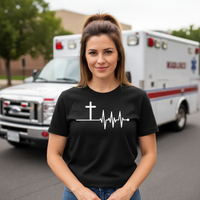 Load image into Gallery viewer, Heartbeat Premium Unisex Crewneck T-shirt
