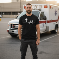 Heartbeat Premium Unisex Crewneck T-shirt