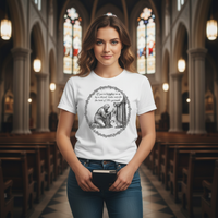 Load image into Gallery viewer, Hem of his garment Premium Unisex Crewneck T-shirt | Bella + Canvas 3001 White
