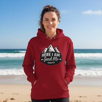 Load image into Gallery viewer, Here I am, send me Unisex Pullover Hoodie
