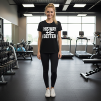 Load image into Gallery viewer, His way is better Premium Unisex Crewneck T-shirt | Bella + Canvas 3001
