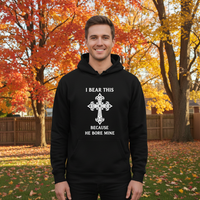 Load image into Gallery viewer, I bear this because he bore me Unisex Pullover Hoodie
