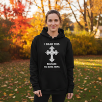 Load image into Gallery viewer, I bear this because he bore me Unisex Pullover Hoodie
