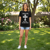 Load image into Gallery viewer, I bear this because he bore me Premium Unisex Crewneck T-shirt
