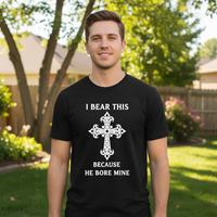 Load image into Gallery viewer, I bear this because he bore me Premium Unisex Crewneck T-shirt
