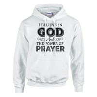 Load image into Gallery viewer, I believe in God and the power of prayer Unisex Pullover Hoodie

