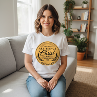 Load image into Gallery viewer, I can do all things in Christ who strengthens me Premium Unisex Crewneck T-shirt
