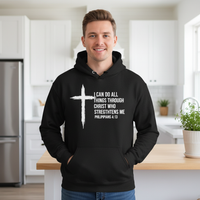 Load image into Gallery viewer, I can do all things through Christ who strengthens me Unisex Pullover Hoodie
