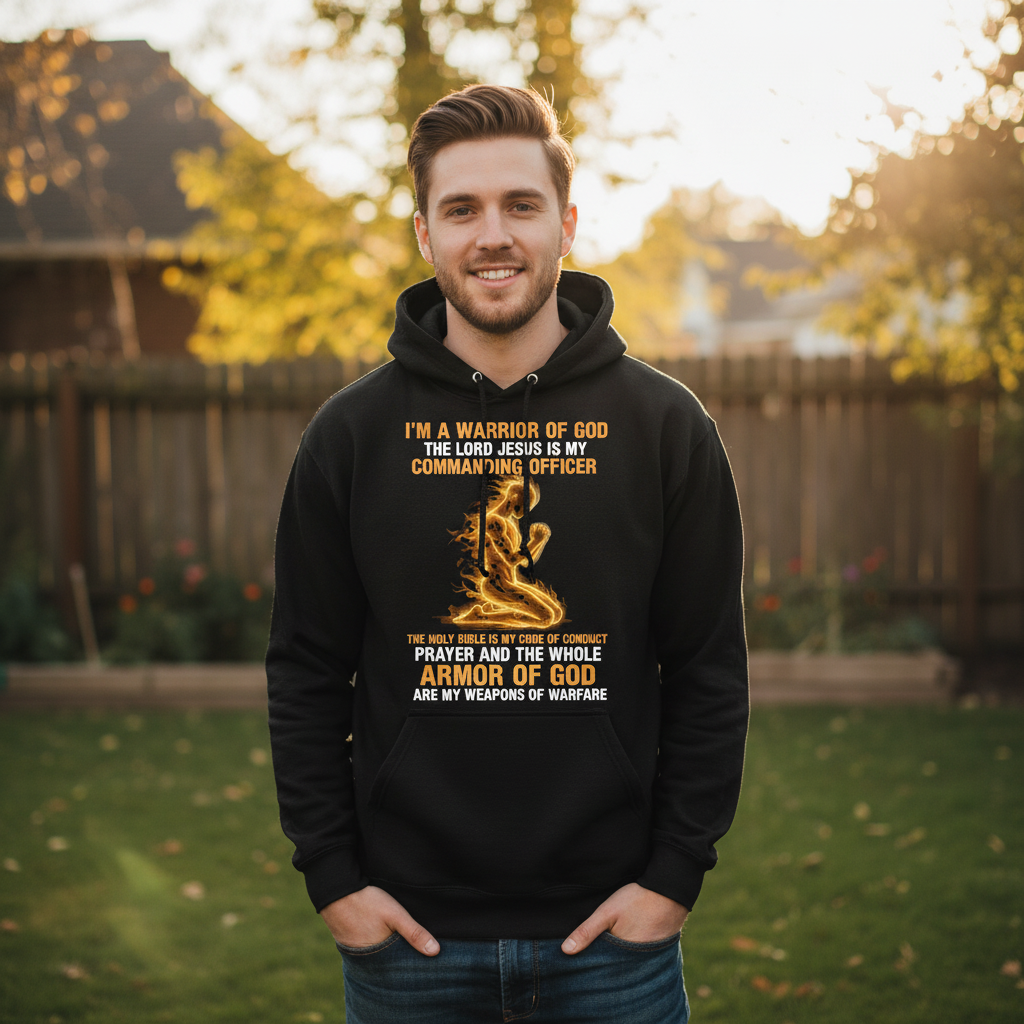 I'm a warrior of God Premium Pullover Hoodie