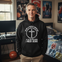Load image into Gallery viewer, I&#39;m not a perfect Christian I&#39;s the one who knows I need Jesus Unisex Pullover Hoodie
