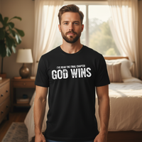 Load image into Gallery viewer, I&#39;ve read the final chapter God wins Premium Unisex Crewneck T-shirt
