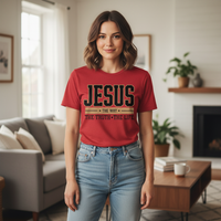 Load image into Gallery viewer, Jesus the way Premium Unisex Crewneck T-shirt | Bella + Canvas 3001
