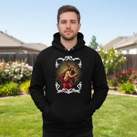 Load image into Gallery viewer, Jesus carrying the cross Unisex Pullover Hoodie
