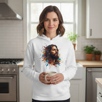 Jesus face Premium Pullover Hoodie