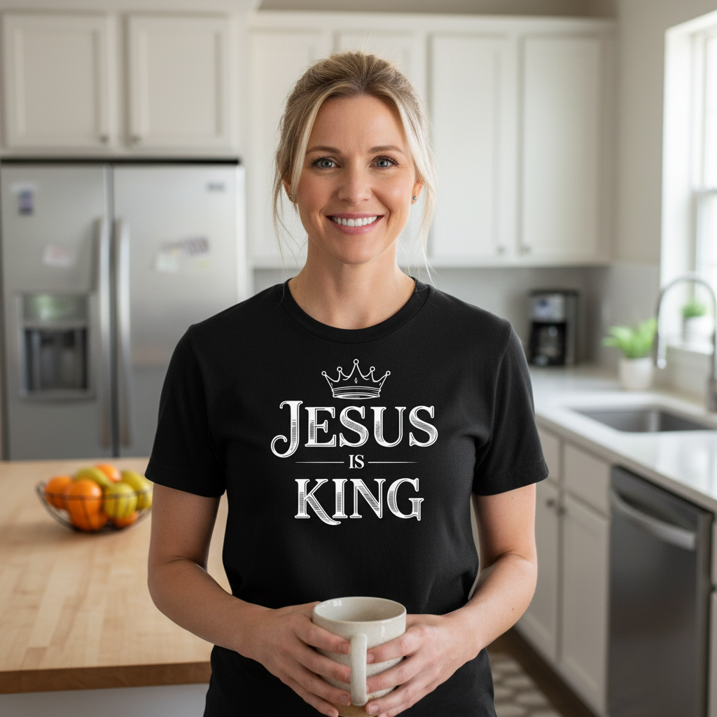 Jesus is king (1) Premium Crewneck T-shirt