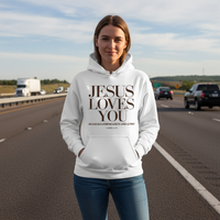 Load image into Gallery viewer, Jesus loves you Unisex Pullover Hoodie
