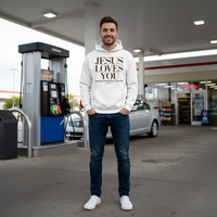 Load image into Gallery viewer, Jesus loves you Unisex Pullover Hoodie
