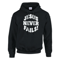 Load image into Gallery viewer, Jesus never fails Unisex Pullover Hoodie
