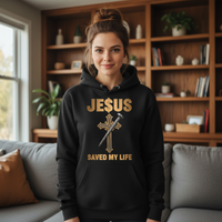 Load image into Gallery viewer, Jesus saved my life Unisex Pullover Hoodie
