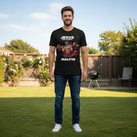 Jesus the ultimate deadlifter Premium Crewneck T-shirt