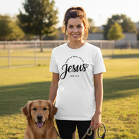 Load image into Gallery viewer, Jesus the way (2) Premium Unisex Crewneck T-shirt | Bella + Canvas 3001

