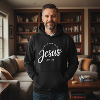 Load image into Gallery viewer, Jesus the way (2) Classic Unisex Pullover Hoodie | Gildan® 18500
