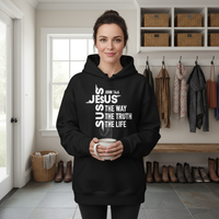 Jesus the way the truth the life (4) Unisex Pullover Hoodie