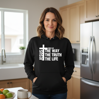 Load image into Gallery viewer, Jesus the way the truth the life Unisex Pullover Hoodie
