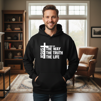 Load image into Gallery viewer, Jesus the way the truth the life Unisex Pullover Hoodie
