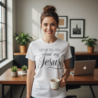 Load image into Gallery viewer, Let me tell you Premium Unisex Crewneck T-shirt | Bella + Canvas 3001
