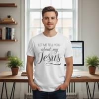 Load image into Gallery viewer, Let me tell you Premium Unisex Crewneck T-shirt | Bella + Canvas 3001
