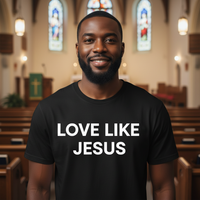 Load image into Gallery viewer, Love Like Jesus Premium Unisex Crewneck T-shirt | Bella + Canvas 3001
