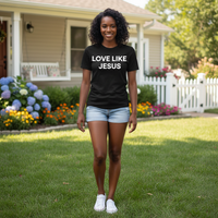 Load image into Gallery viewer, Love Like Jesus Premium Unisex Crewneck T-shirt | Bella + Canvas 3001

