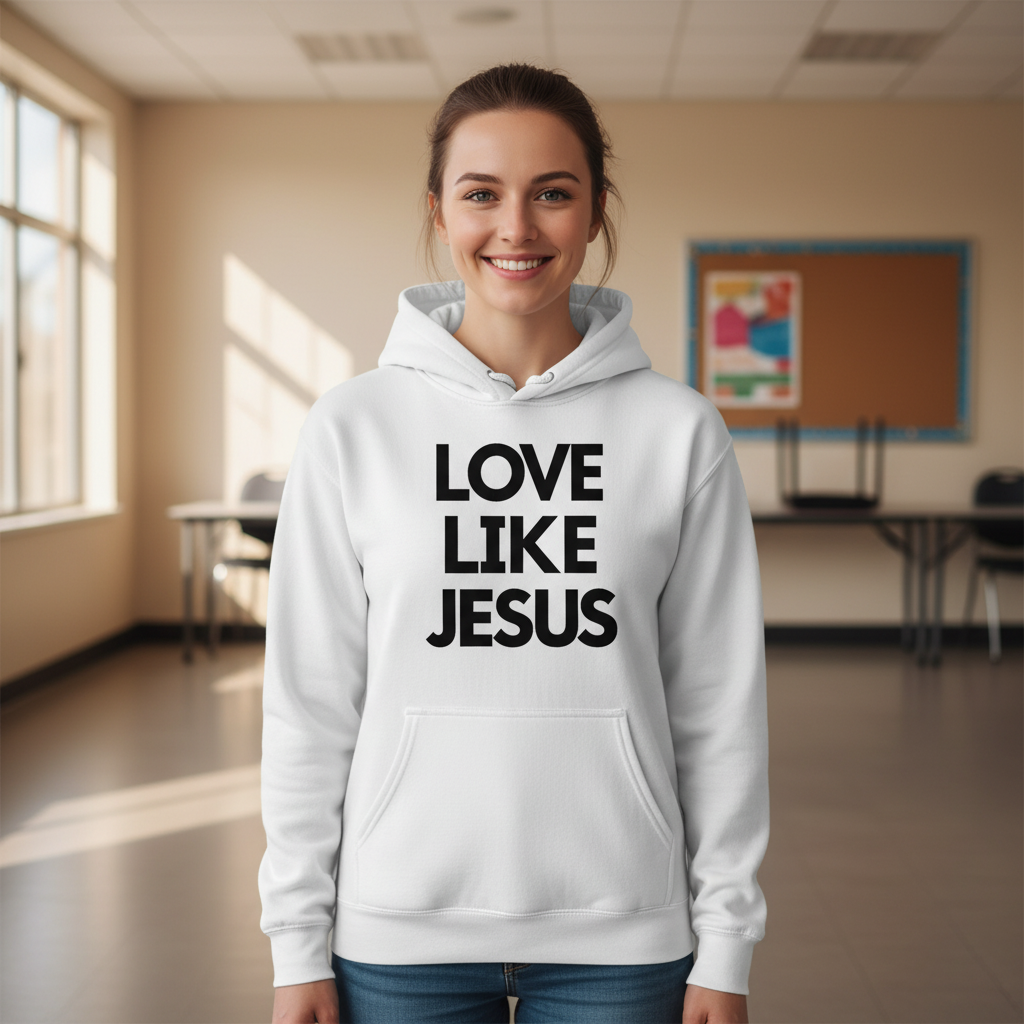 Love like Jesus Premium Pullover Hoodie