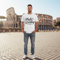 Load image into Gallery viewer, Made to worship (1) Premium Unisex Crewneck T-shirt | Bella + Canvas 3001
