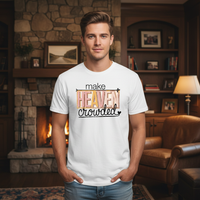 Load image into Gallery viewer, Make Heaven Crowded Premium Unisex Crewneck T-shirt | Bella + Canvas 3001

