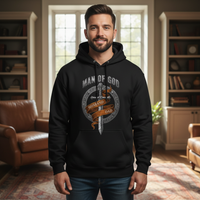 Man of God Husband Dad Unisex Pullover Hoodie
