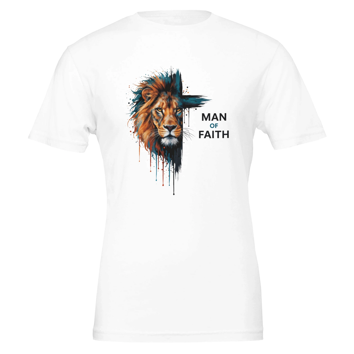 Man of faith Premium Crewneck T-shirt