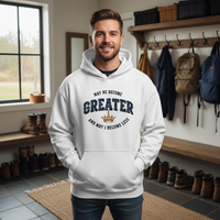 Load image into Gallery viewer, May he become greater and I become less Unisex Pullover Hoodie
