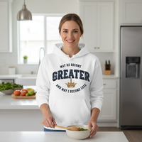 Load image into Gallery viewer, May he become greater and I become less Unisex Pullover Hoodie
