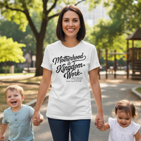 Load image into Gallery viewer, Motherhood is kingdom work Premium Unisex Crewneck T-shirt
