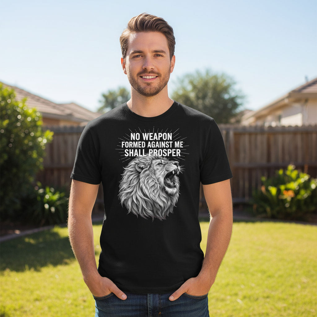 No weapon formed against me shall prosper Premium Unisex Crewneck T-shirt