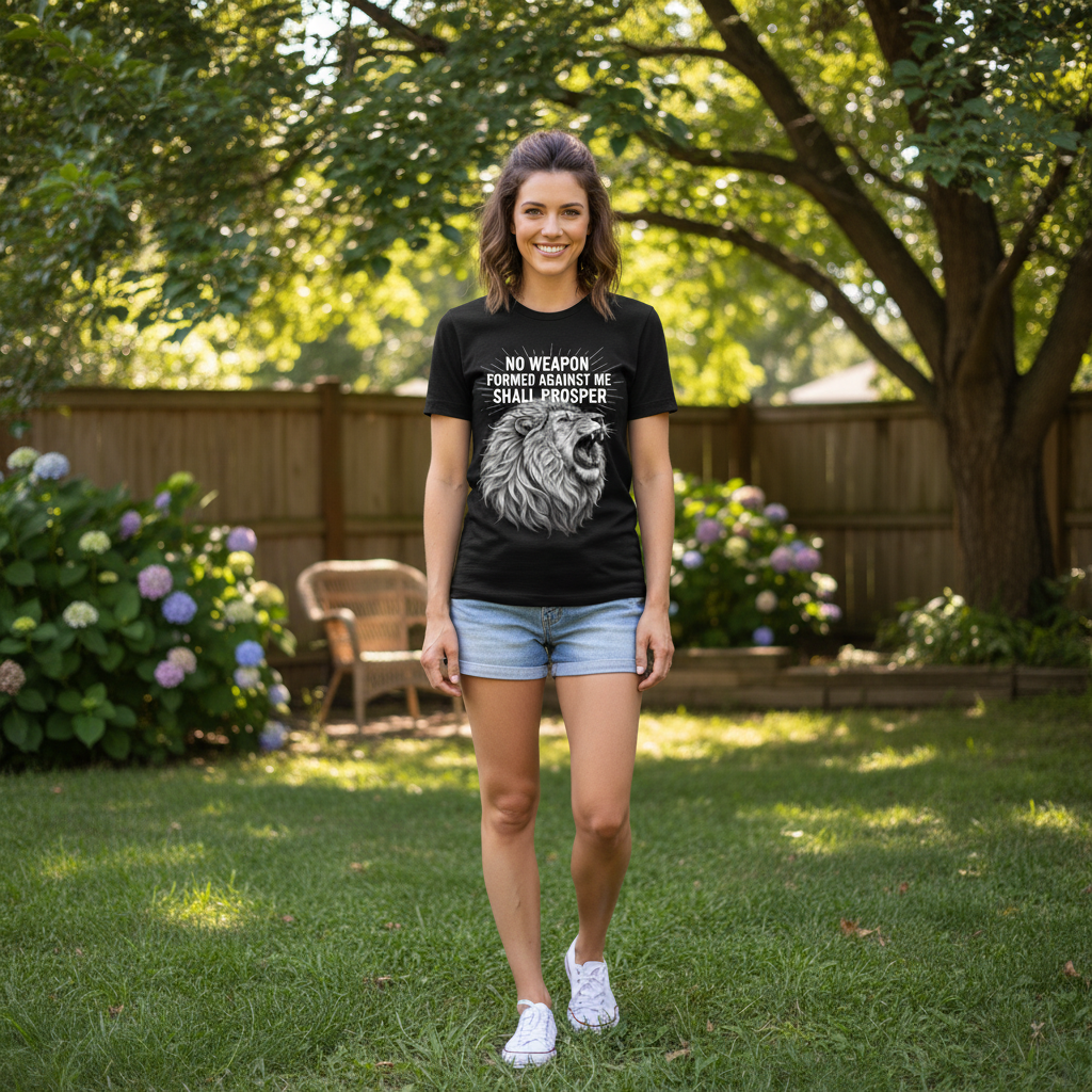 No weapon formed against me shall prosper Premium Unisex Crewneck T-shirt