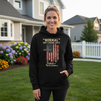 Normal isn't coming back Jesus is Premium Pullover Hoodie