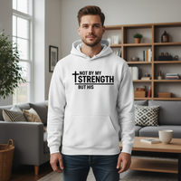 Not by my strength but his Premium Pullover Hoodie