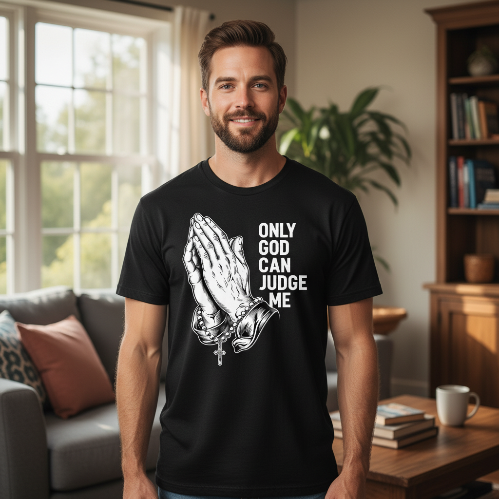Only God can judge me Premium Crewneck T-shirt